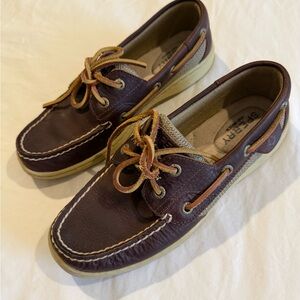 Sperry Women’s Brown Leather Boat Shoes